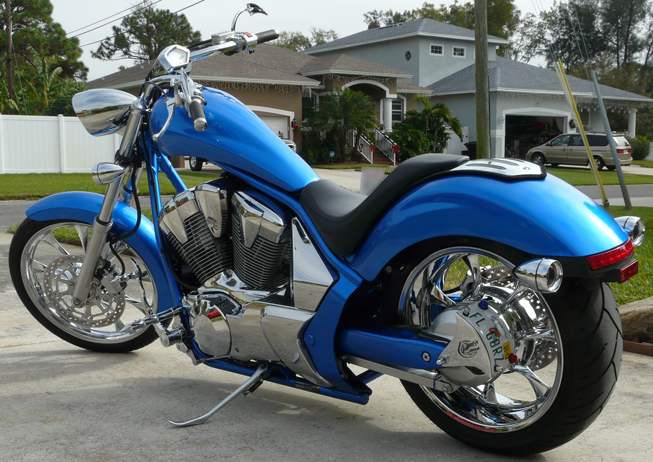 Honda fury polished rotors