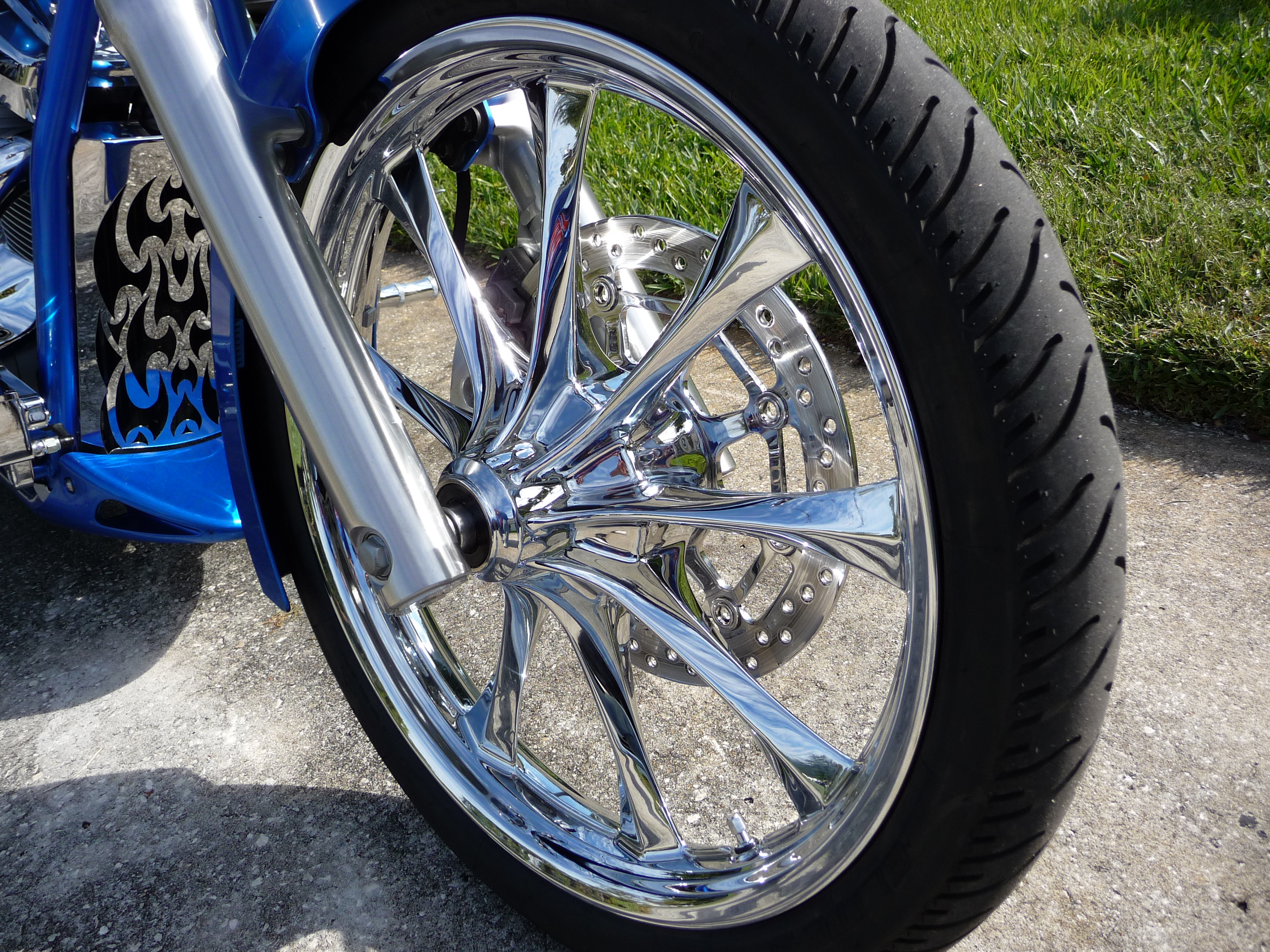 Honda fury polished rims #7